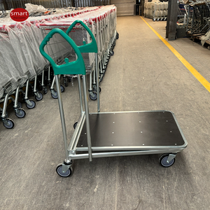 Heavy Duty Nesting Platform <strong>Trolley</strong> Folding Cash and Carry Cart for Warehouse - Product Image 2