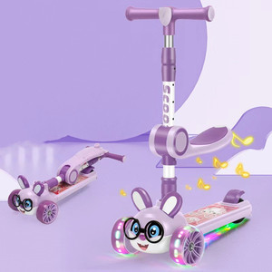 2023 l'ultimo design cartoon rabbit scooter per bambini 2-10 anni i neonati maschi e femmine possono sedersi e cavalcare coasting 3 in 1 - Product Image 4