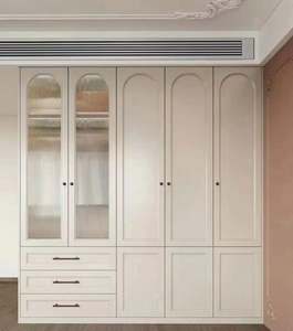 Fabricant de meubles sur mesure Meubles de chambre à coucher Armoire moderne modulaire en bois Design Garde-robe de chambre Style minimaliste - Product Image 6