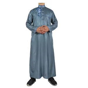 High Quality New Design men abaya Arabic Thobe Muslim For Islamic Men Clothing