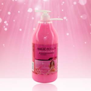 Gel Doccia Sbiancante Personalizzato con Etichetta Privata, Formula Organica con Rosa Dorata e Nicotinamide per Pelle Scura - Product Image 2