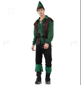 Ecowalson Karneval Mann Robin Hood Wald Ritter Cosplay Hunter Shooter Kostüm Halloween Fancy Party Kleid - Product Image 4