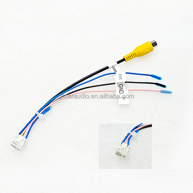 Android Navigation Rear Sight Transfer Cable Public 10-pin Large Screen Machine Plug/handbrake /12V/ Ground Backup Camera Line