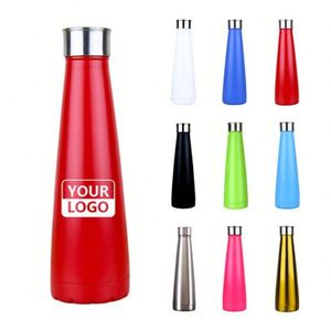Custom Stainless Steel Double Wall <b>Thermos</b> <b>Cup</b> Sports Water Bottle Pyramid Triangle Vacuum <b>Cup</b> Drink <b>Cup</b> with Logo - Product Image 1