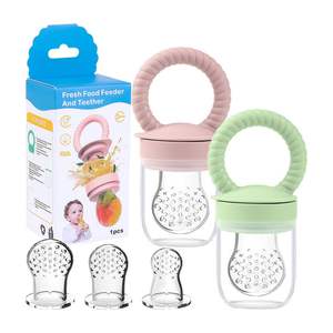 Tétine pour enfants écologique bébé fruits frais nourriture collation sucette bisphénol A gratuit Silicone bébé mangeoire aux fruits sucette - Product Image 1