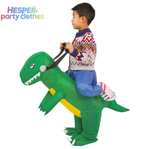 HESPER Déguisement gonflable unisexe dinosaure pour enfants, idéal pour Halloween, spectacles en extérieur, maternelles et mannequins - Product Image 1