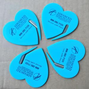 Promosi Logo kustom berbentuk hati DIY Pembuka surat kelas ODM & pembuka amplop mendukung OEM - Product Image 5