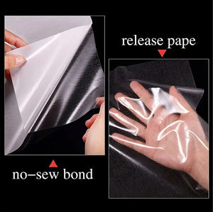 Película adhesiva de fusión en caliente de TPU de doble cara de 0,1 MM/0,12 MM/0,15 MM para pegamento de fusión en caliente sin costura para sujetador de bragas de lencería - Product Image 3