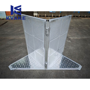 Sử dụng sắt hợp kim nhôm xách tay có thể gập lại Modular kiểm soát đám đông hàng rào giai đoạn góc TUV chứng nhận điều chỉnh góc 1000kg Tải - Product Image 4