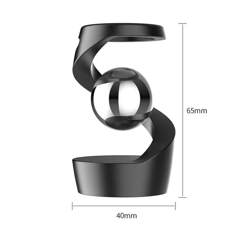 Floating Metal Fidget Spinner Office Desk Decoration Gravity Challenge Toy Power Sculpture for Stress Relief and Entertainment