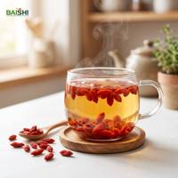 Baies de Goji Entières Séchées de Ningxia, Directement de l'Usine, Taux de Flottabilité Élevé, Couleur Rouge Profond pour Thé Clair, Ingrédients Alimentaires en Vrac