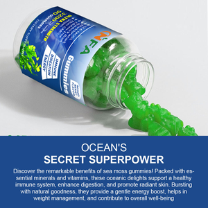 Gomitas de Musgo Marino con Sabor a Bayas Mixtas, Suplemento para la Salud, Favorece la Digestión, el Corazón y la Tiroides - Product Image 5
