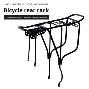 Portapacchi <span class=keywords><strong>Posteriore</strong></span> <span class=keywords><strong>per</strong></span> Bicicletta Pieghevole Motion Apex, in Ferro Verniciato a Polvere Nera, Design Solido Rinforzato, Impermeabile, Capacità di Carico 500kg - Product Image 5