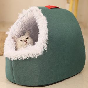 تصميم جديد وصديقه للأماكن المغلقة لطيف فاخر سرير الحيوانات الأليفة مهدئ قابل للغسل لينة أسفل مقاومة للانزلاق للكلاب والقطط والحيوانات الصغيرة - Product Image 5