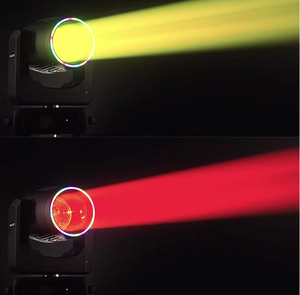 Faro a testa mobile Sharpy Beam con effetto ring strip e multi-controllo per spettacoli, eventi, teatro, matrimoni, bar, discoteche, DJ e night club - Product Image 4