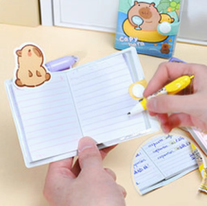 Kapibala <span class=keywords><strong>libro</strong></span> <span class=keywords><strong>de</strong></span> bolsillo regalo <span class=keywords><strong>de</strong></span> jardín <span class=keywords><strong>de</strong></span> infantes lindos suministros <span class=keywords><strong>de</strong></span> papelería botón cuaderno Bloc <span class=keywords><strong>de</strong></span> notas 3466 - Product Image 4