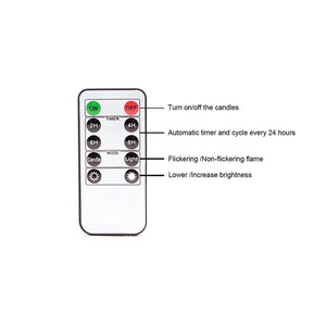 Bougies flottantes magiques avec télécommande, bougies LED flottantes sans flamme à effet vacillant - Product Image 6