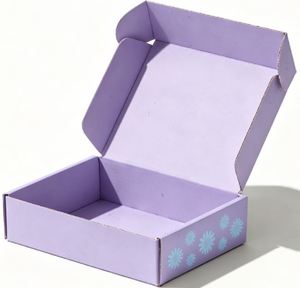 Boîte d'emballage en papier avec logo personnalisé, boîte d'expédition en carton, boîtes d'emballage pour l'expédition de marchandises avec logo - Product Image 1