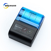 Imprimante thermique portable sans fil 58 mm, imprimante thermique miniature sans fil USB, imprimante de reçus thermique