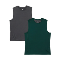 Camiseta sin mangas 100% algodón peinado en 7 colores, estilo casual y urbano, corte ajustado, para hombre, venta al por mayor
