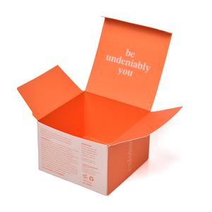 Caja de Embalaje de Cartón Plegable con Fondo Automático y Logotipo Impreso Personalizado, Biodegradable, de Papel Kraft, para Cremas Faciales - Product Image 2