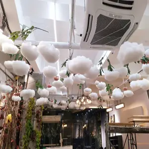 White Cloud wedding cloud props art gallery hanging decoration shopping mall hanging white simulation cotton decoration