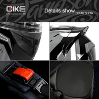 Casque de moto intégral pour homme en ABS, modèle Knight 3C, avec fermeture rapide sécurisée pour Bluetooth, pour toutes les saisons, y compris la conduite hivernale, nouveauté