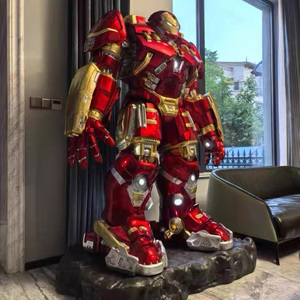 Escultura Luminosa de <span class=keywords><strong>Hulk</strong></span> Buster Blindado Anti-<span class=keywords><strong>Hulk</strong></span> a Gran Escala de Iron Man de Marvel, Decoración para Sala de Estar - Product Image 3