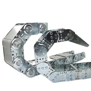 Full Enclosed Cable Track Wire Carriers for CNC Machine Galvanized Steel Metal Cable Chain