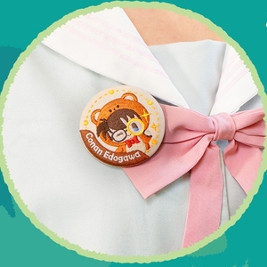 Badges en aluminium brodés <span class=keywords><strong>Detective</strong></span> <span class=keywords><strong>Conan</strong></span> - Shinichi Ran Kaito Kuroba, articles de collection de personnages, boîte mystère, 14 ans et plus, unisexe - Product Image 5
