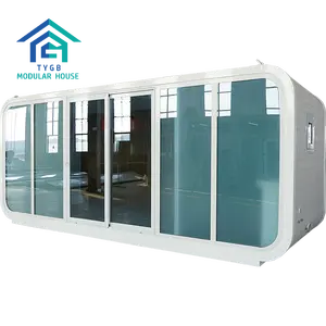 TYGB 2025 Modern Waterproof Sleeping Pod Construction Container Office Cabin Sunrooms Glass Houses