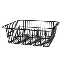 Keranjang saringan jala kawat las Stainless Steel, anti panas 28X20X6 cm 304/316L, saringan logam dengan nampan logam untuk filter barbekyu
