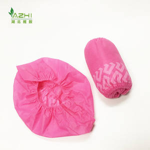 Protège-chaussures jetables antidérapants imperméables roses, très demandés, pour hôpitaux, salles blanches et laboratoires - Product Image 3