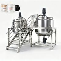 Mélangeur Homogénéisateur Grande Capacité 2000L pour Mayonnaise, Fromage, Ketchup, Pâtes, et Crème Blanchissante pour Soins du Visage