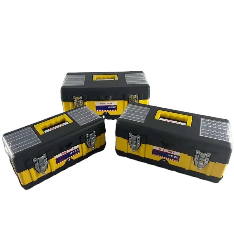 Wholesale Custom Plastic Construction Waterproof Tool Storage Box/Plastic Portable Tool Box