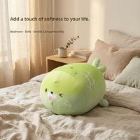 Peluche de phoque mignonne, coussin doux à câliner, poupée réconfortante pour enfants, cadeau d'anniversaire pour filles, polyester et coton PP