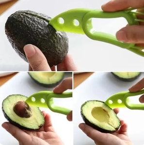 Trancheuse à avocat 3 en 1, éplucheuse en plastique pour beurre, fruits, séparation de pulpe de légumes - Product Image 4