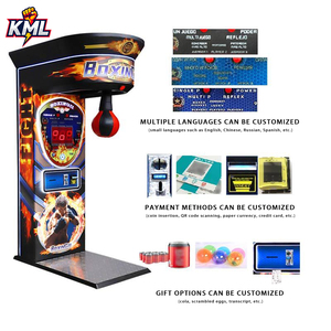 Jeu d'arcade Punch électronique à pièces et <span class=keywords><strong>Kick</strong></span> Stand Sac de frappe <span class=keywords><strong>Kick</strong></span> Power Arcade Game Training Simulator Machine de boxe - Product Image 3