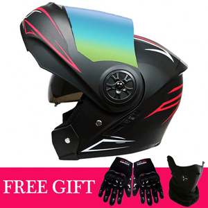 Okcmc Casco Modular para Hombre y Mujer, Par de Lentes, Casco Integral, Casco No Apto para Motocicleta - Product Image 3