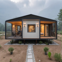 Casa Modular Plegable de 20 Pies, Casa Expandible con Dormitorio, Estructura de Acero Impermeable, Casa Móvil para Uso Residencial, Dormitorio o Vacaciones
