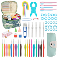 Kit de crochet DIY exquis JP, divers accessoires en laine, ensemble d'outils de tricot pour débutants