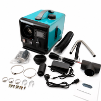 Chauffage d'air diesel 5KW 3-en-1 220V/12V/24V tout-en-un avec support de batterie intégré, chauffage de stationnement domestique AC