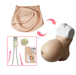 Forme de poitrine de ventre de femme enceinte en silicone artificiel de haute simulation pour travesti d'actrice de drag queen - Product Image 5