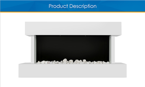 Chauffage de cheminée électrique de 52 pouces, mural décoratif moderne, à prix économique, pour usage domestique et hôtelier - Product Image 6