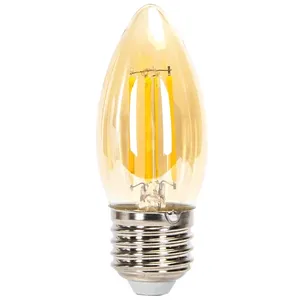 Bombilla LED de filamento Mbar C35 E27 6W, luz cálida y eficiente, ideal para iluminación decorativa y ambientes acogedores. - Product Image 1