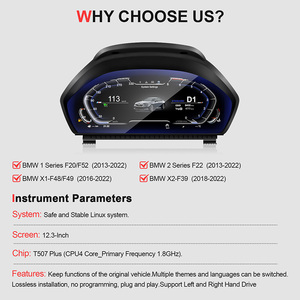 Instrumento Digital para Automóvil BMW Serie 5 GTF07 F10 F11 F18 Serie 6 F06 F12 F13 Serie 7 F01 F02 F03 X3 F25 X4 F26 X5 F15 X6 <span class=keywords><strong>F16</strong></span> - Product Image 6