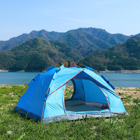 Vente en gros Grande tente de camping familiale stable et étanche Tentes de camping extérieures automatiques faciles à installer