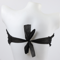 Soutien-gorge de beauté noir jetable pour femmes pour salon SPA dos attaché soins personnels bain de soleil plage bain