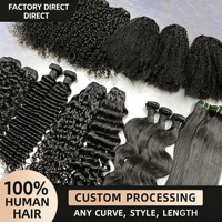 Оптовые пучки волос Afro Kinky Coily Curly Micro Twist, необработанные натуральные вьетнамские волосы Remy, 4C, OEM