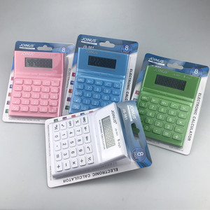 Joinus Js501 8 Digit Electronic Calculator Candy Color Portable For Women Handbag - Product Image 1